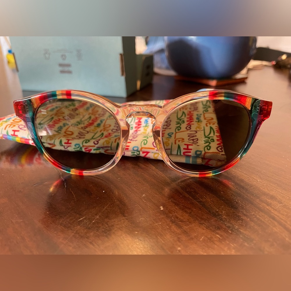 TOMS Londyn Sunglasses, Rainbow Stripe